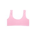 thumbnail image 4 of INSPIRE CHIC Training Cotton Wire Free Comfort Removable Pad Vest Tops Bra Pink, 4 of 6