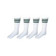 thumbnail image 2 of CTM® Chaussettes Tube Côtelées à Rayures (Lot de 4 Paires), 2 of 2