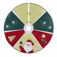 thumbnail image 2 of C&F Home Jolly Santa Tree Skirt 54 Inch Tree Skirt Green, 2 of 4