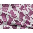 thumbnail image 5 of oneOone Rayon Pink Fabric Cactus Craft Projects Decor Fabric Printed By The Yard 56 Inch Wide, 5 of 5