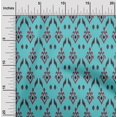 thumbnail image 1 of oneOone Viscose Chiffon Fabric Argyle Style Ikat Decor Fabric Printed BTY 42 Inch Wide, 1 of 4