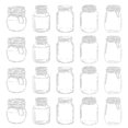 thumbnail image 1 of TIMIFIS Transparent Sticker, Home Decor Transparent Sticker Package Bottle Dried Flower Hand Account Sticker Transparent Bookmark Glass Bottle Sticker Decoration, 1 of 3