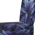 thumbnail image 4 of Designart « Blue Ferns Indigo Calm II » Fauteuil d'Appoint Rembourré à Fougères Bleues - Fauteuil Moderne pour Chambre, 4 of 7