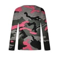 thumbnail image 5 of Meichang T-Shirt à Manches Longues pour Homme, T-Shirts Graphiques pour Hommes Tendance à Imprimé Camouflage, T-Shirts Amusants à Col Rond Confortables à Manches Longues pour Homme, 5 of 5