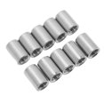 thumbnail image 1 of Round Coupling Nut, M10x1.5 Threaded Sleeve Rod 10 Pcs Precise Stainless Steel L20mm  For Replacement, 1 of 8