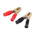 thumbnail image 3 of 2pcs 1000A Car Battery Clamps Pure Copper Red Black Electrical Test Auto Charging Clips Connector, 3 of 14