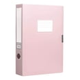 thumbnail image 1 of Birdeem Foldable A4 File Storage Box, Thickened Plastic Document Organizer with Writable Label, Collapsible Office Storage Case for Home and Office Use, 1 of 7