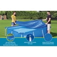 thumbnail image 4 of Bestway Rectangular 118" x 79" Above Ground Swimming Pool Cover, Blue, 4 of 12