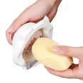 thumbnail image 4 of Riforla Multipurpose Tool Kitchen Use Hand Guards Cut Hand Finger Protectors for Chopping Grating Mandolin Slicer Mandolin Slicer Mandolin Slicer Mandolin Slicer Vegetable Cutter Pink 11.5x11.5x6.5cm, 4 of 7
