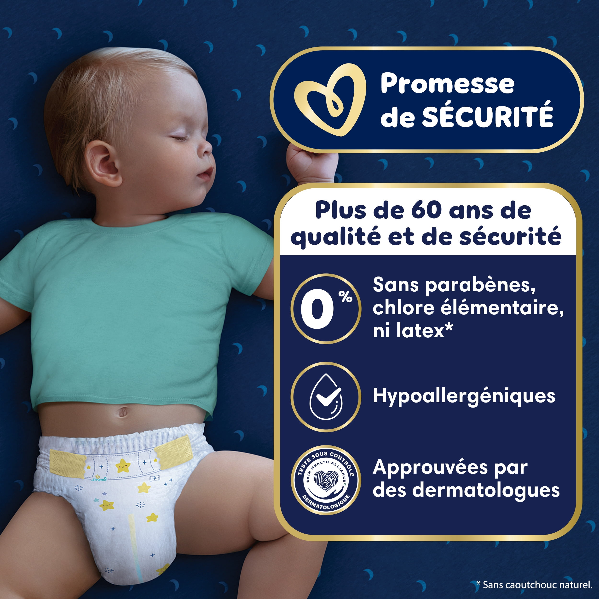 ZZZ Couches de Nuit, Taille 4 (22-37 lbs), Couche pour Bébé Jetable à Protection Nocturne