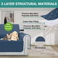 thumbnail image 4 of JUNWELL 100% Waterproof Sofa Cover Machine Washable Couch Cover Non Slip Furniture Protector Slipcover for Dogs  Children  Pets  Oversized Sofa  Brown, 4 of 8