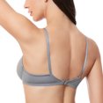 thumbnail image 3 of Wingslove Soutien-Gorge Léger Balconnet à Armatures Demi-Bonnet 1/2 pour Femmes Non Doublé Transparent Soutien-Gorge, 3 of 6