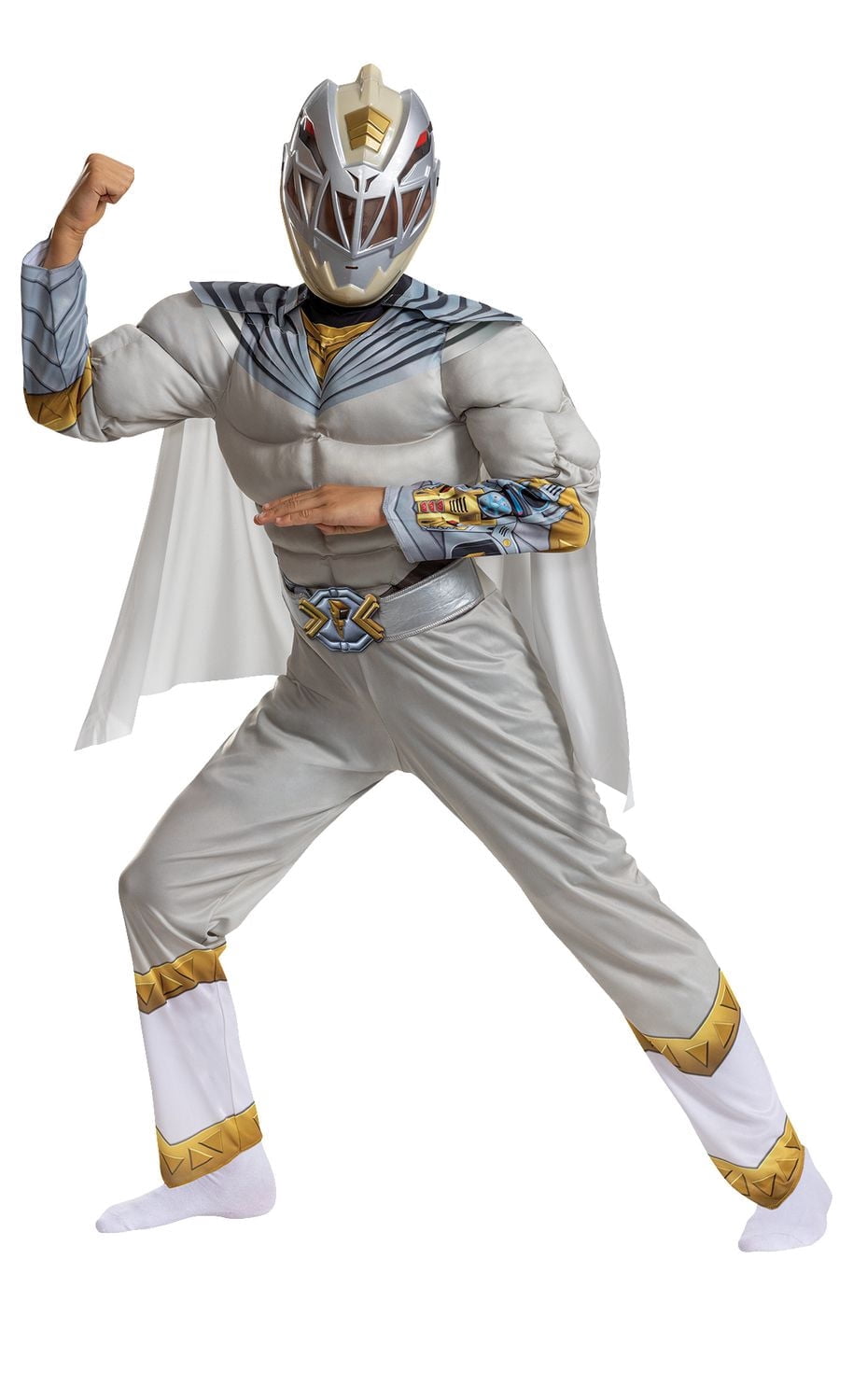 Disguise Power Ranger White Titanium Ranger Child Costume