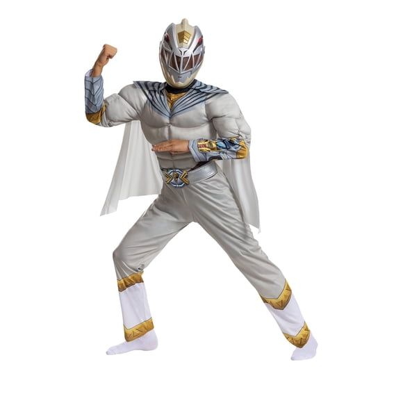 Disguise Power Ranger White Titanium Ranger Child Costume