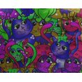 thumbnail image 4 of oneOone Georgette Viscose Multicolor Fabric Cat Fabric For Sewing Printed Craft Fabric By The Yard 42 Inch Wide, 4 of 4