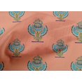 thumbnail image 4 of oneOone Tissu Popeline de Coton Imprimé Floral en Blocs Tissu de Couture BTY 56 Pouces de Large, 4 of 4