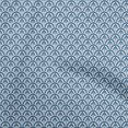 thumbnail image 1 of oneOone Polyester Spandex Teal Blue Fabric Asian Floral Block Sewing Craft Projects Fabric Prints By Yard 56 Inch Wide, 1 of 3