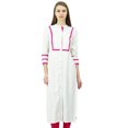 thumbnail image 3 of Phagun Kurta Tunique Droite en Rayonne pour Femmes, Kurti à devant Ouvert, Col Mandarin, Haut Indien, 3 of 3