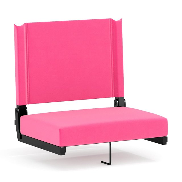 Grandstand Comfort Seats by Flash with Ultra-Padded Seat in Red