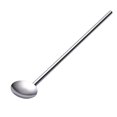 thumbnail image 1 of Kitchen Tableware Stainless Steel Stirring Spoon Straws 2-In-1 Coffee Cereal Smoothies Milkshakes Soups Spoon Straws Stainless Steel Drinking Spoon Straws Reusable Metal Cocktail,Silver Kitchen Tablew, 1 of 2