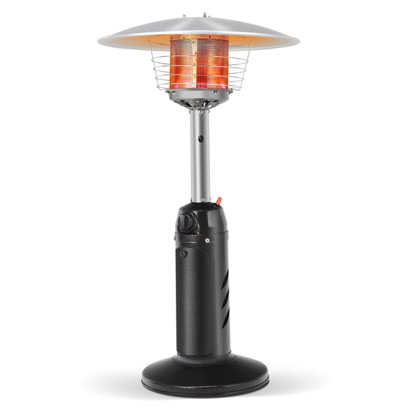 Patiojoy 11,000BTU Portable Patio Tabletop Heater Outdoor Propane Gas Heater W/ Weighted Base