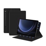 Magnetic Case For Samsung Galaxy Tab S9 FE 10.9" SM-X510 X516 S9Fe 2023 Tablet Smart Cover With Built-in Pencil Holder Black Tab S9FE 10.9 inch