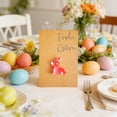 thumbnail image 2 of Watermelon Red Easter Glow-In-The-Dark Bunny Pocket Hug Card Easter Greeting Card Gift Card Rabbit-Shaped Plastic Material Holiday Gift 3.14 X 2.12 Inches, 2 of 7