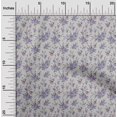 thumbnail image 2 of oneOone Viscose Jersey Light Gray Fabric Floral Craft Projects Decor Fabric Printed By The Yard 60 Inch Wide, 2 of 4