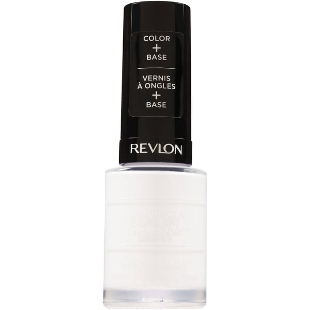 Revlon Colorstay Gel Envy™ Bouteille d'Émail pour Ongles Longue Tenue avec Capuchon Noir Étiqueté « Couleur + Base » et Base de Vernis Gel Transparente dans un Contenant en Verre transparent, Conçue pour un Vernis Gel durable et des Soins Professionnels des Ongles.
