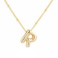 thumbnail image 1 of LYMAYTER Collier Pendentif Initial pour Femmes - Lettre Ballon, Ajustable-Cyclable, 1 of 7
