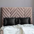 thumbnail image 2 of Unique Bargains Retro Satin Ruffle Pillowcases Envelope Closure 2pcs, 2 of 8