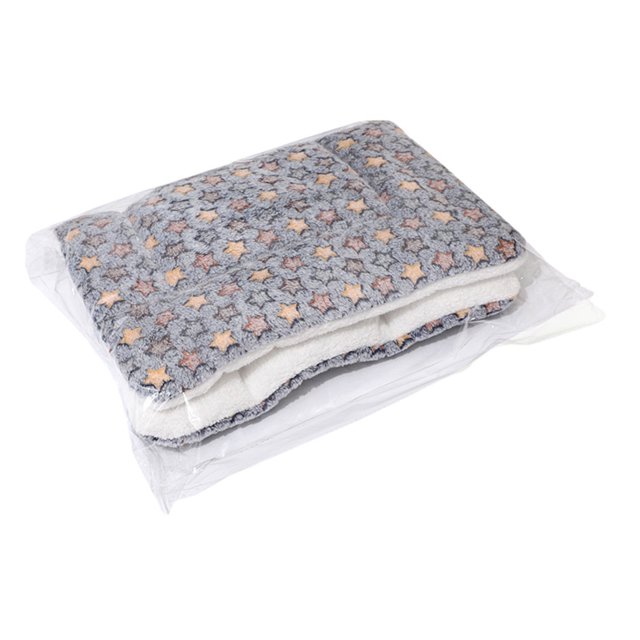 VONKY And Easy To Clean Warm Cat Dog Blanket For Maintenance Safe And Non-toxic blue stars type 2 1Set