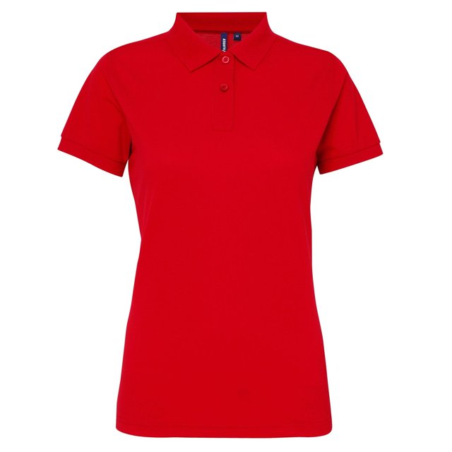 Asquith & Fox Polo de Performance à Manches Courtes pour Femmes en Mélange