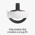 thumbnail image 4 of Meta Quest Elite Strap avec batterie — Compatible avec Meta Quest 3/3S — Jusqu’à 2 heures supplémentaires de jeu — Confort supérieur et répartition du poids optimisée — Ajustement ergonomique et régla, 4 of 7