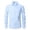 Light Blue, variant on Mefallenssiah Men'S tops, Clearance Mens Fashion Solid Turndown Collar Cardigan Business top Shirt Button tops