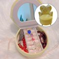 thumbnail image 3 of kurtrusly Chic Jewelry Storage Case for Girls Women Rings Necklace Chair Cream Yellow, 3 of 8