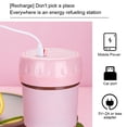 thumbnail image 4 of relayinert Plastic Blender Portable Hand Held 1300mAh 300ml Battery Operated Juicer Kitchen Restaurant Squeezer Mixing Tool, 4 of 6