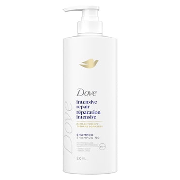 Dove Shampooing Réparation Intensive Soin des Protéines Bio + Sérum Aminé, 530 ml