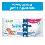 WaterWipes Sensitive Newborn & Baby Wipes, 99.9% Water, Unscented & Hypoallergenic
