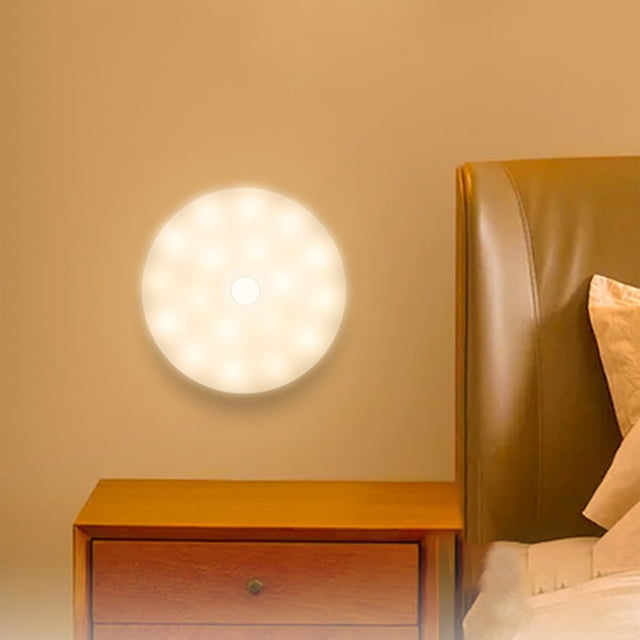 TIMIFIS Wall Lights Button Style LED Wall Light Simplicity And Luxurious Circular Bedside Lamp Suitable For Bedroom Hallway Household Use New Home Essentials