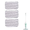 thumbnail image 1 of 2-Pack Steam Mop Pads Compatible with Shark Steam Mop S1000WM S1001C Series  Microfiber Steam Mop  Pads  Washable Reusable Dirt Grip Steam Cleaner Pads, 1 of 7