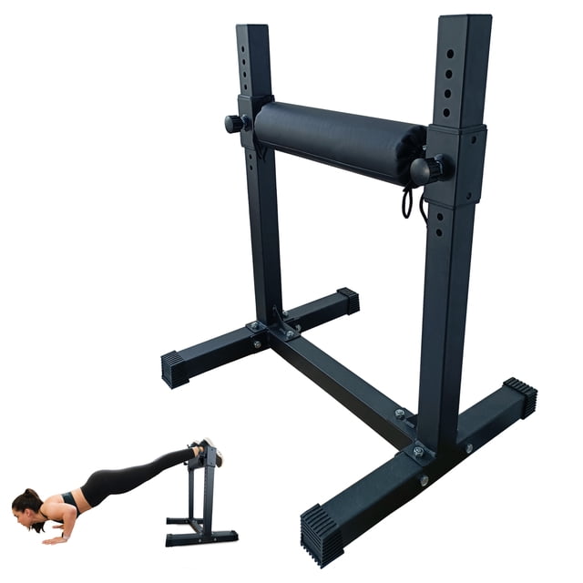 Support Bulgare Réglable à 11 Niveaux pour Squats Fendus, Rouleau Rembourré pour Squats à une Jambe, Machine d'Entraînement Spécialisée pour le Bas du Corps pour Squats Fendus et Fentes de Jambe, Équipement d'Entraînement de Force pour Gym à Domicile