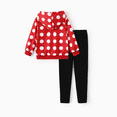 thumbnail image 4 of Disney Toddler Girl Outfit Set 2 Piece Matching Clothes Fall Essentials Sizes 2-6, 4 of 9