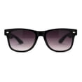 thumbnail image 3 of Retro Horn Rim Bi-focal Reading Sunglasses [Bifocal] Black Smoke +3.0, 3 of 4