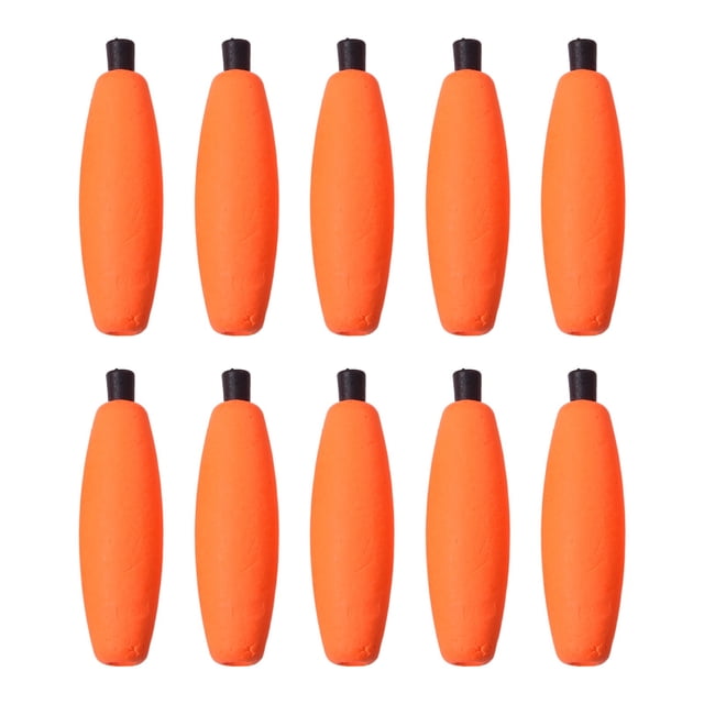 LEFU for Fishing Floats Bobbers Set - 10pcs High-Density Foam Peg Floats for Crappie Trout Fishing - Adjustable Depth Rig Floats with Bright Colors - Versatile Tackle for All Species