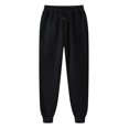 thumbnail image 1 of Men‘s Casual Joggers Cotton Sweatpants Workout Athletic Pants with Pockets Drawstring Gym Running Pants, 1 of 3