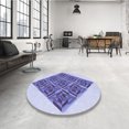 thumbnail image 4 of Ahgly Company Tapis d'Intérieur Lavables en Machine, Carrés d'Ardoise de Transition, Carrés de 5', 4 of 7
