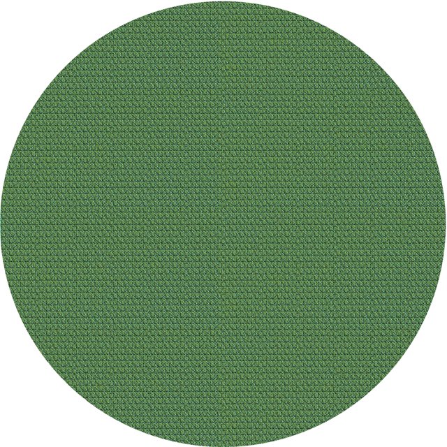 Ahgly Company Tapis d'Intérieur Ronds Transitionnels Vert Lime Lavables à la Machine, 4 Pieds Rond