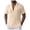 Khaki, variant on Yammkia Men's Short-Sleeve Henley Shirts Men's Casual T-Shirt Short Sleeve Textured Crewneck T Shirts Stretch Workout Beach Tees Red,XXL