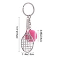 thumbnail image 3 of BKER Tennis Keychain Mini Sports Equipment Sports Souvenirs Alloy Pendant Keychain, 3 of 5